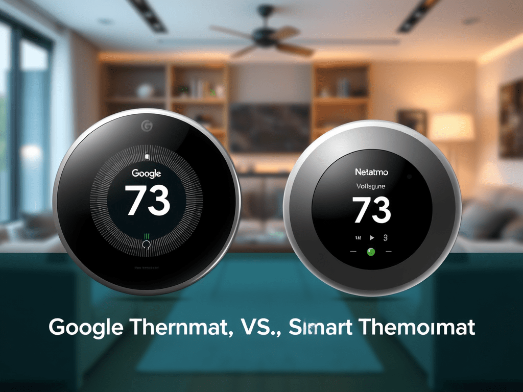 Thermostat intelligent : Google Nest Thermostat vs. Netatmo Smart&nbsp;Thermostat