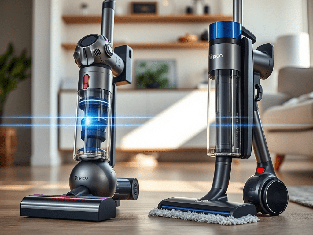 Aspirateur balai sans fil : Dyson V15 Detect vs Tineco Floor One S5 – Lequel choisir&nbsp;?