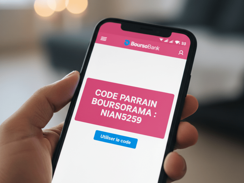 Parrainage PEA Boursorama : comment profiter du bonus avec le code NIAN5259&nbsp;?