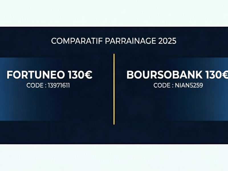 Comparatif Fortuneo Boursorama : quelle prime de parrainage choisir en 2026&nbsp;?