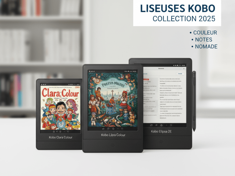 Comparatif Kobo 2025 : Le guide ultime pour choisir votre&nbsp;liseuse