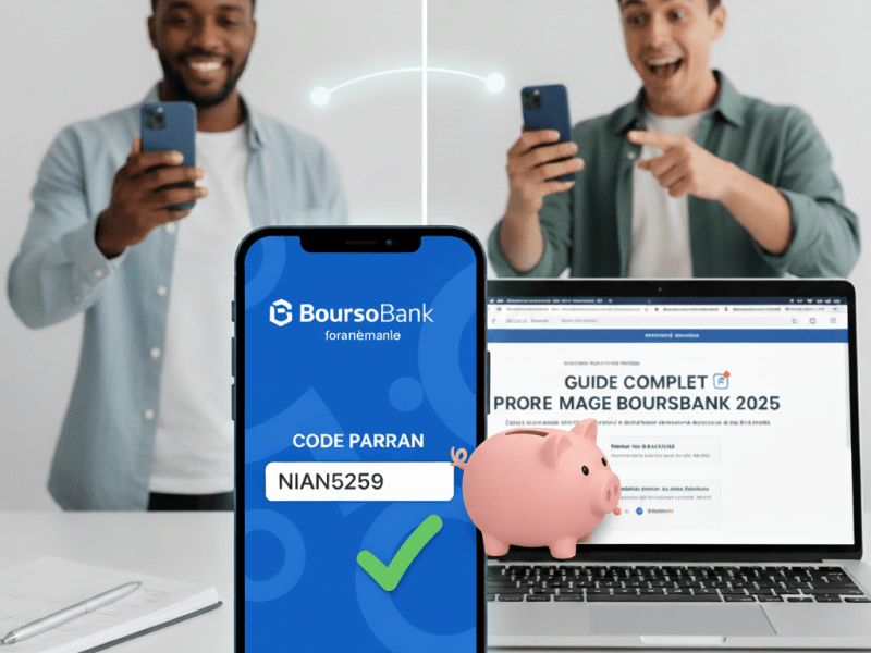 Comment fonctionne le parrainage de BoursoBank en 2026 : guide pour filleuls avec code&nbsp;NIAN5259