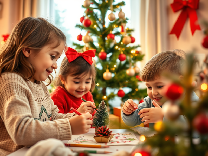 Noël avec les enfants : 6 activités créatives et ludiques pour vivre la magie des fêtes en&nbsp;famille