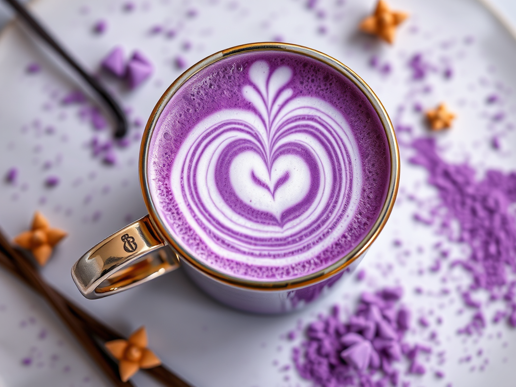 Quelle est la boisson violette tendance ?