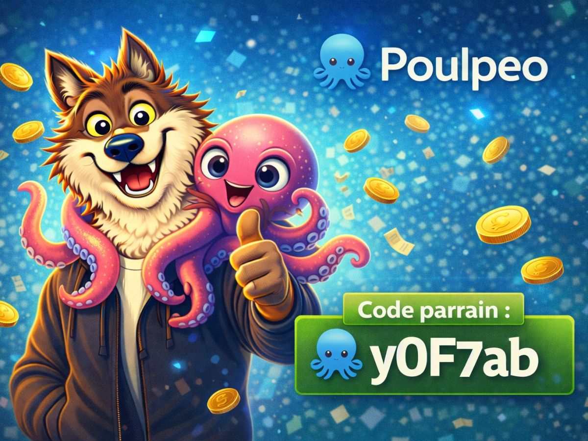 Code parrain Poulpeo : comment obtenir 5 € offerts dès l’inscription&nbsp;?