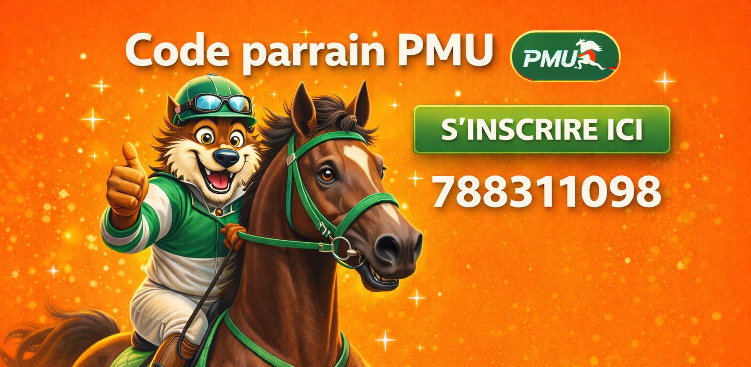 🎯 Parrainage PMU : 5€ Offerts Sans Engagement avec le Code Parrain 788311098 (Valable PMU & PMU Sport)