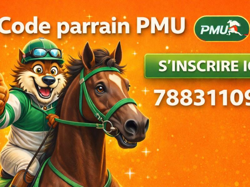 🎯 Parrainage PMU : 5€ Offerts Sans Engagement avec le Code Parrain 788311098 (Valable PMU & PMU&nbsp;Sport)